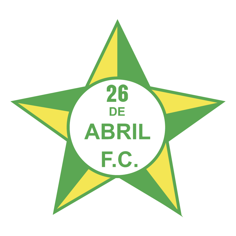26 de Abril Futebol Clube do Rio de Janeiro RJ vector
