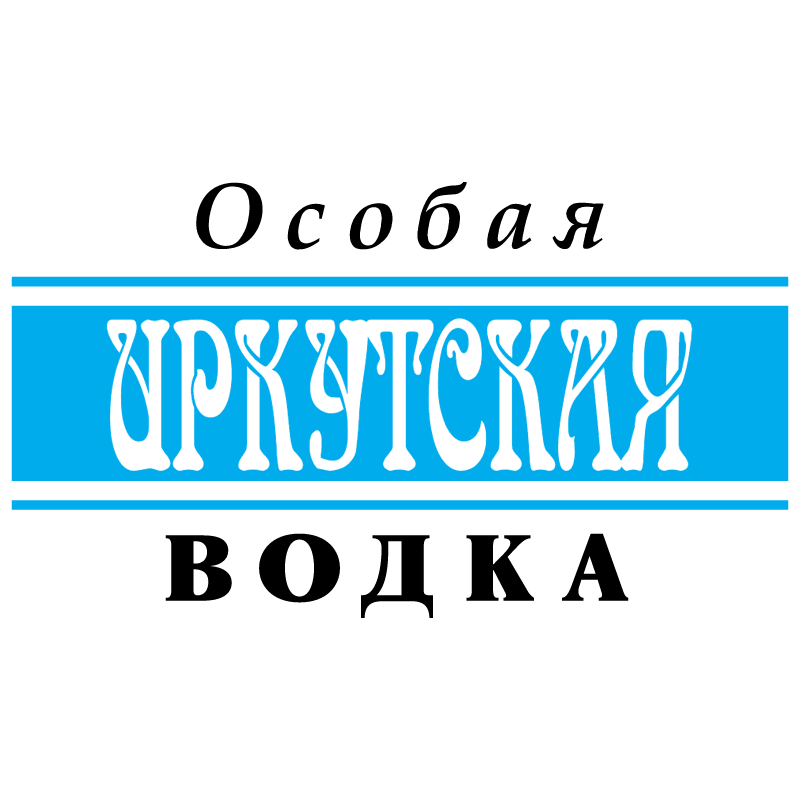 Irkutskaya Vodka vector logo