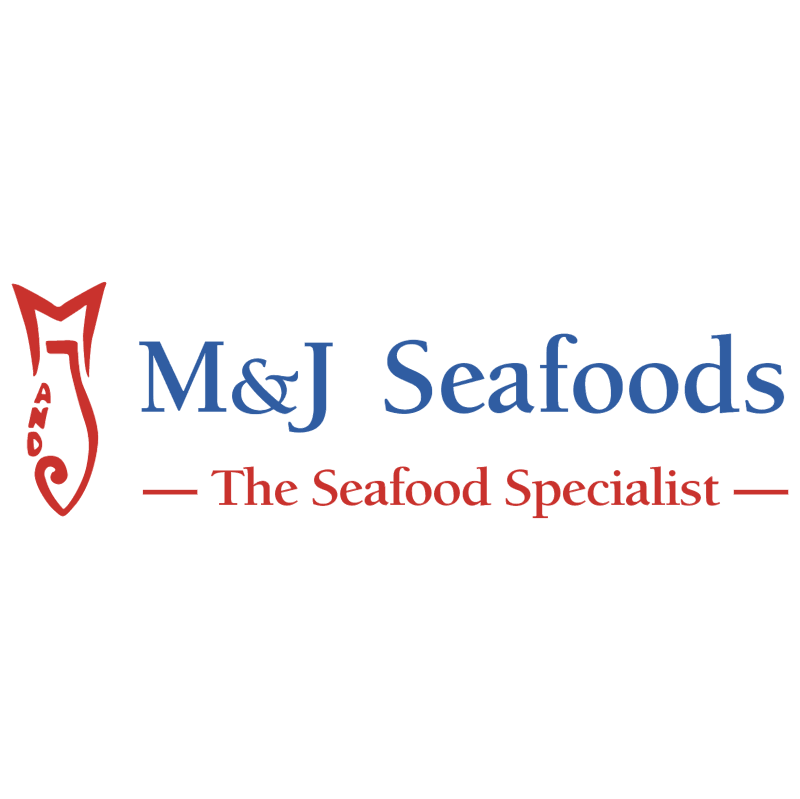 M&amp;J Seafoods vector