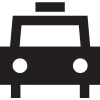 Frontal taxi vector