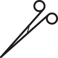Surgical Scissors vector