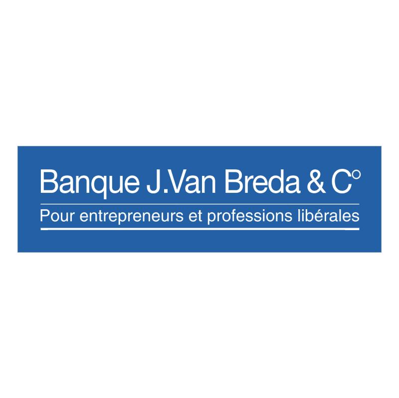 Banque J Van Breda &amp; C vector