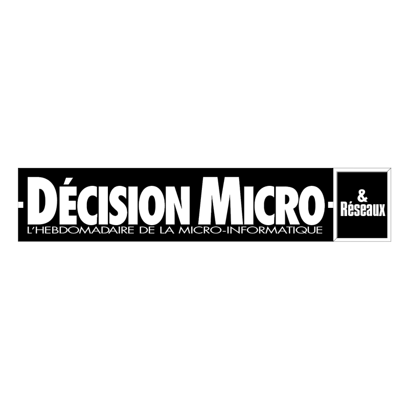 Decision Micro &amp; Reseaux vector