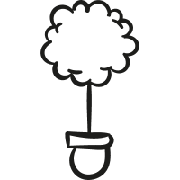 Tree In Pot vector