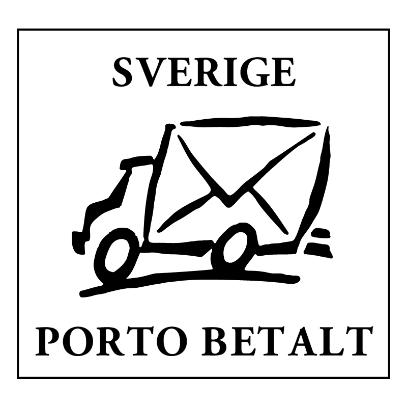 Sverige Porto Betalt vector