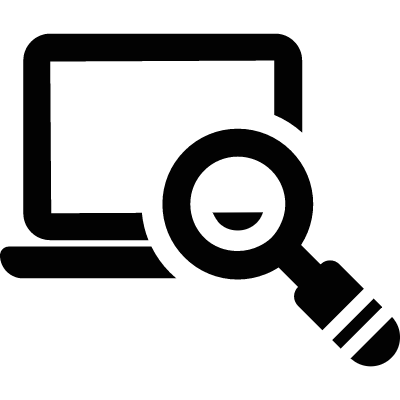Computer Search vector logo