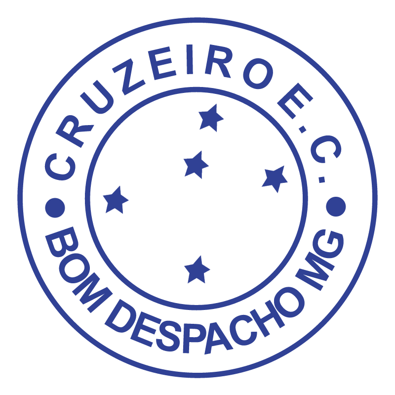 Cruzeiro Esporte Clube de Bom Despacho MG vector