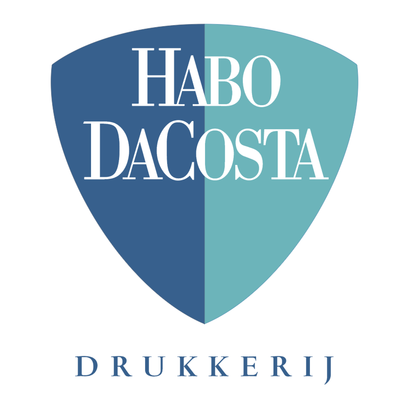 Habo Dacosta Drukkerij vector logo