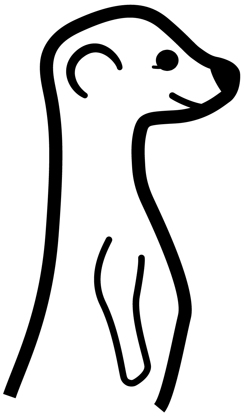 Meerkat vector logo