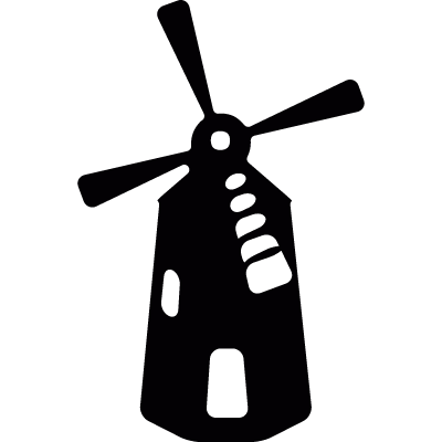 Windmill vector logo