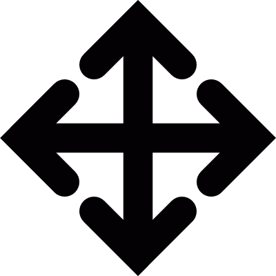 Scroll arrows vector logo