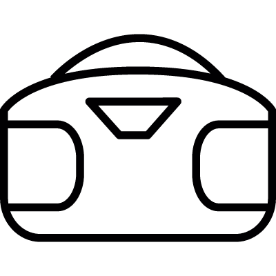 Music player, IOS 7 interface symbol vector logo