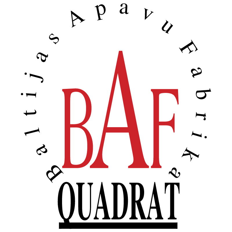 BAF Quadrat vector logo