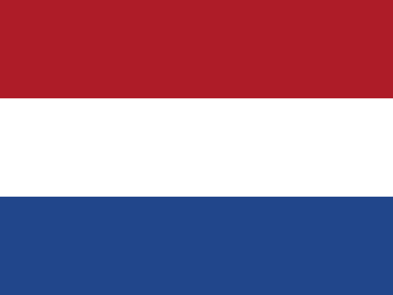 Flag of Bonaire Sint Eustatius and Saba vector