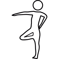 Gymnast posture vector