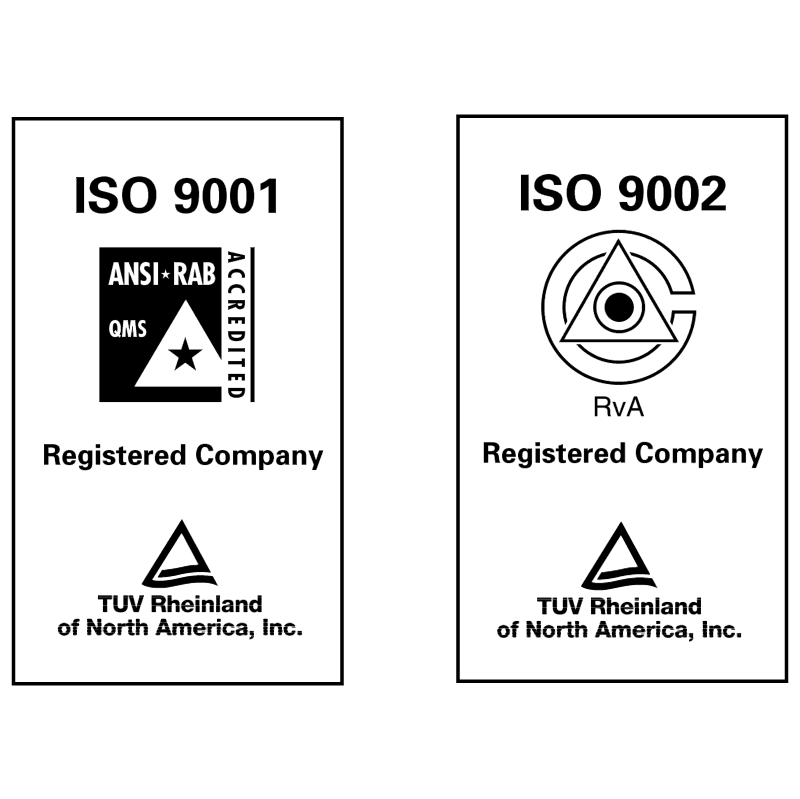ISO 9002 TUV vector