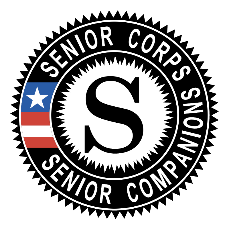 Senior Corps Senior Companions vector