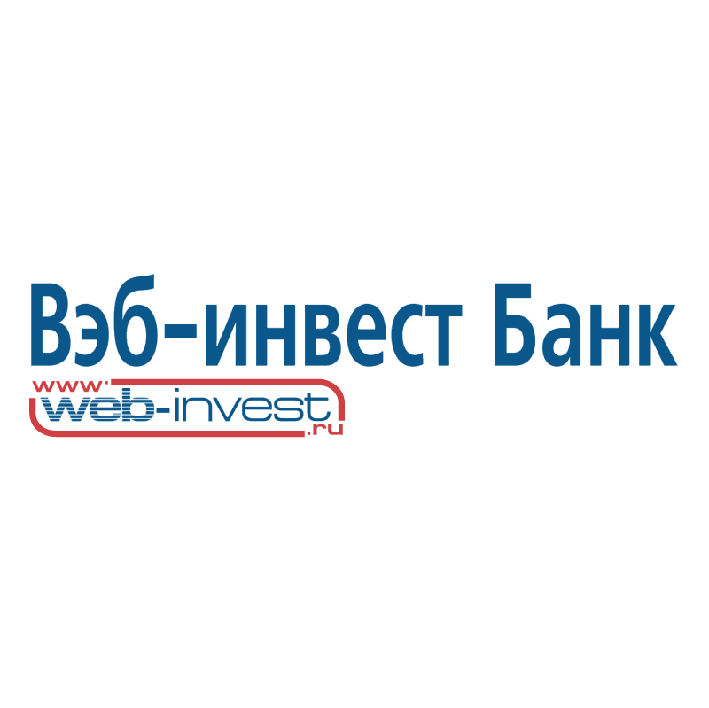 Web invest Bank vector