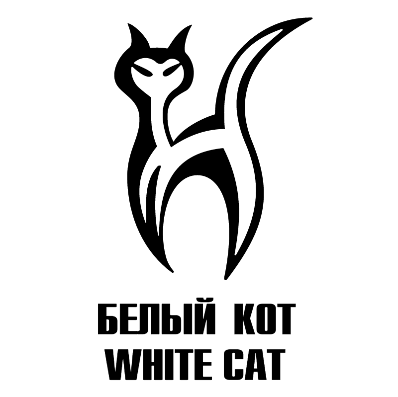 White Cat vector
