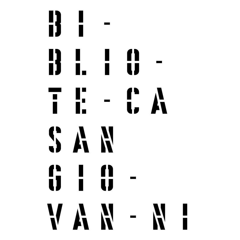 Biblioteca San Giovanni Pesaro vector logo
