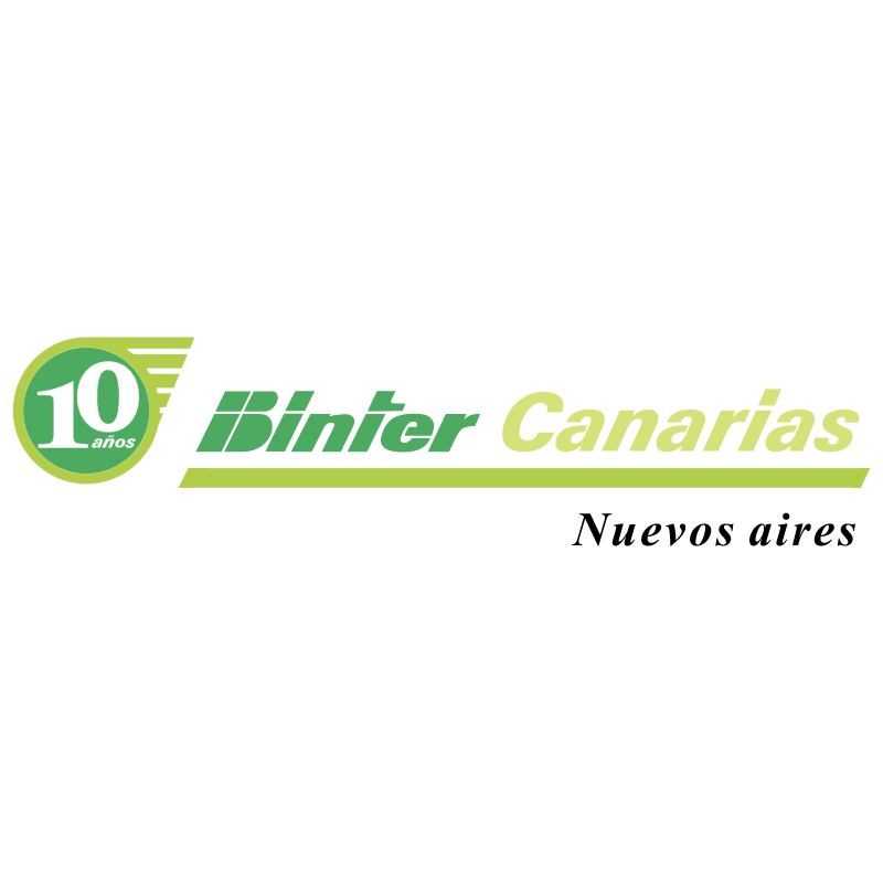 Binter Canarias vector