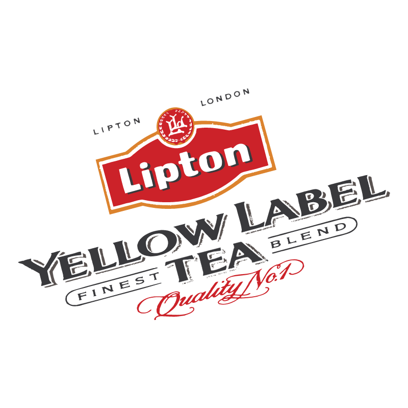 Yellow Label Tea vector