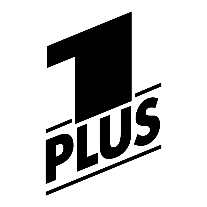 1 Plus vector logo