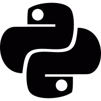 Python Language logotype vector