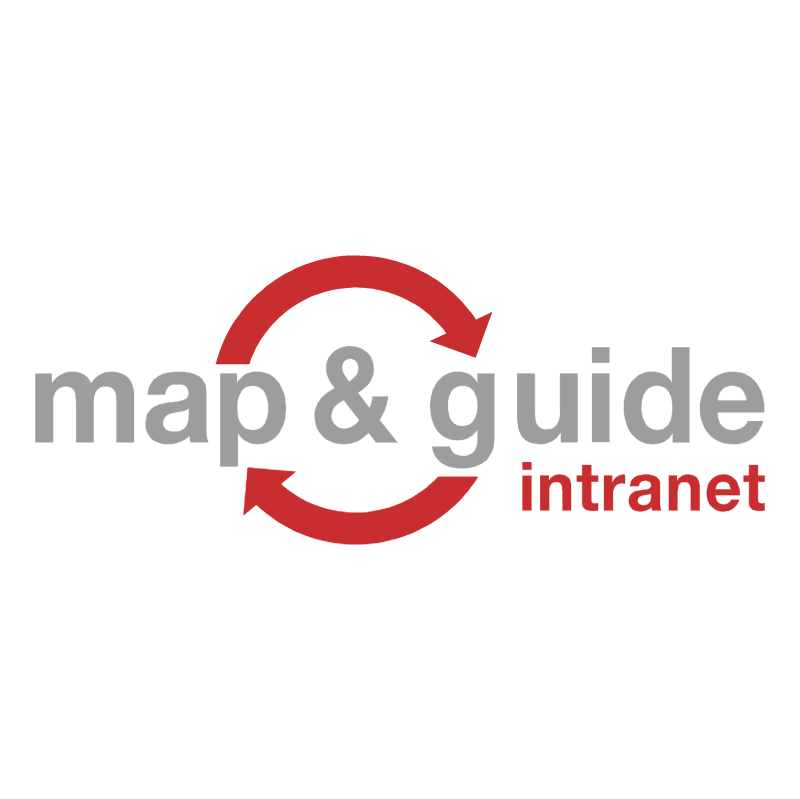 Map &amp; Guide Intranet vector logo