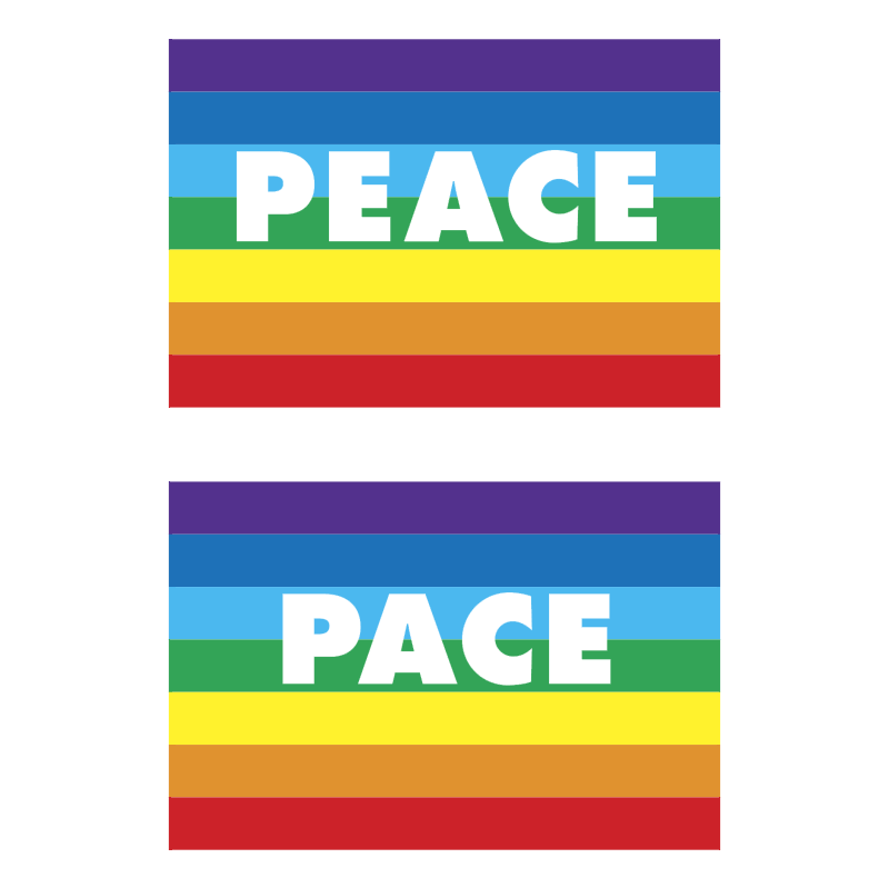 Peace flag vector