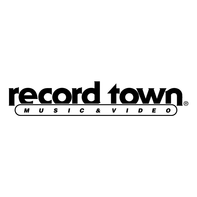 Record Town vector logo