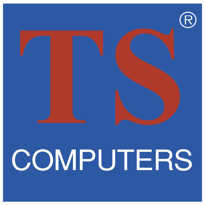 TS Computers vector logo