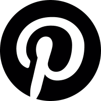 Pinterest Logo Button vector