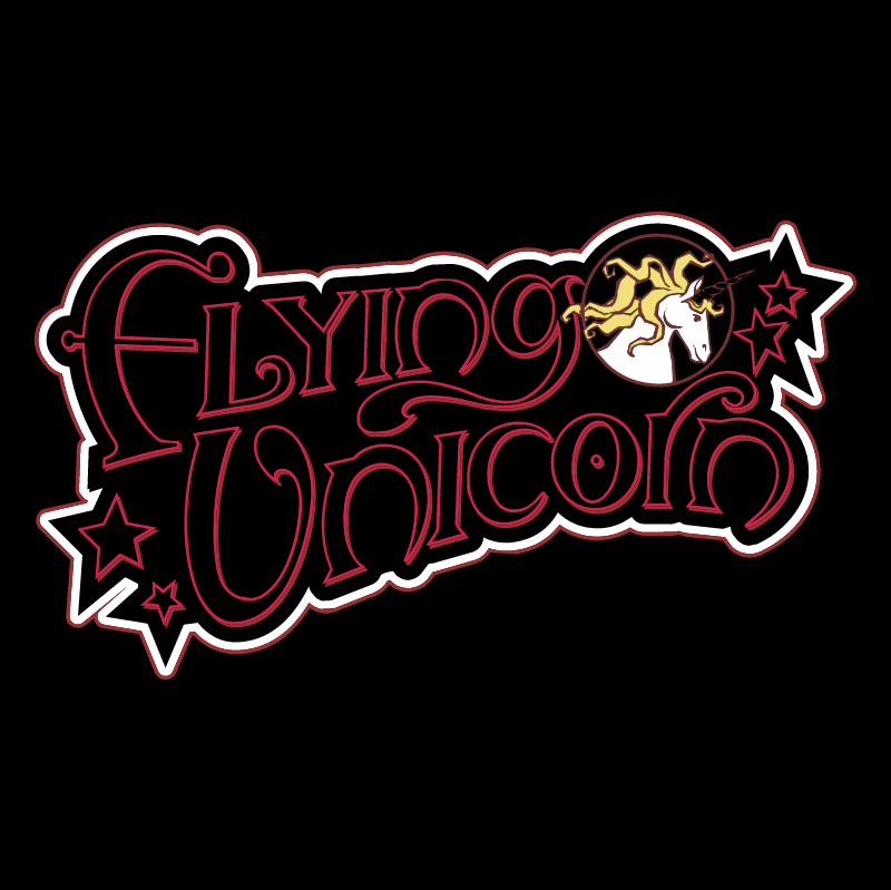 Flying Unicorn vector logo