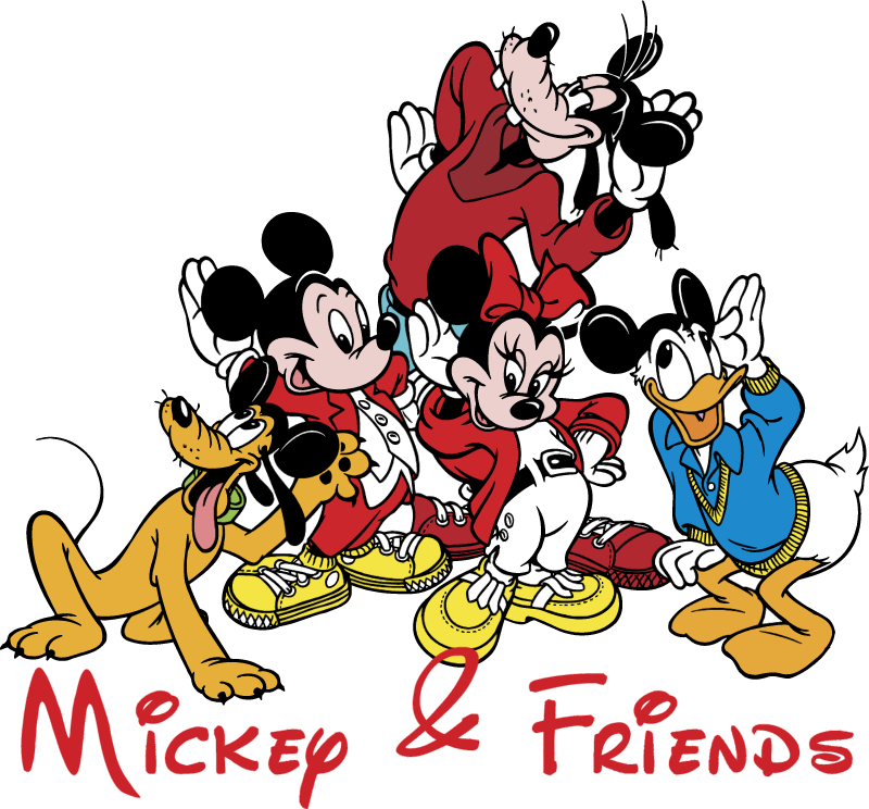 Mickey &amp; Friends vector