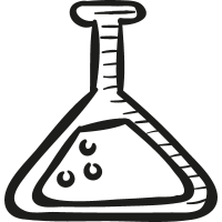 Chemistry Flask vector