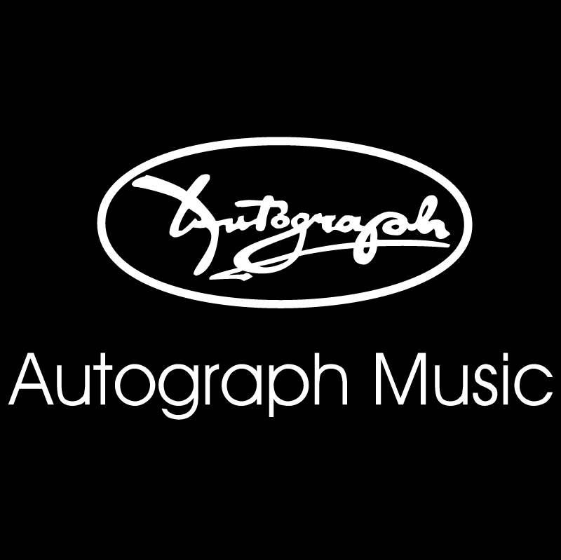 Autograph Music vector