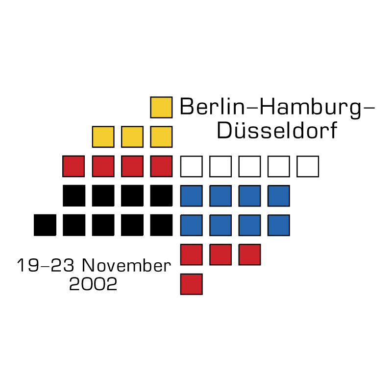 Berlin Hamburg Dusseldorf Expo vector