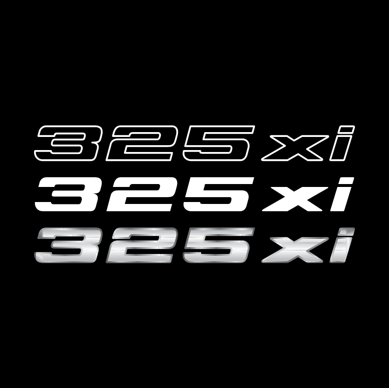 BMW 325 Xi vector logo