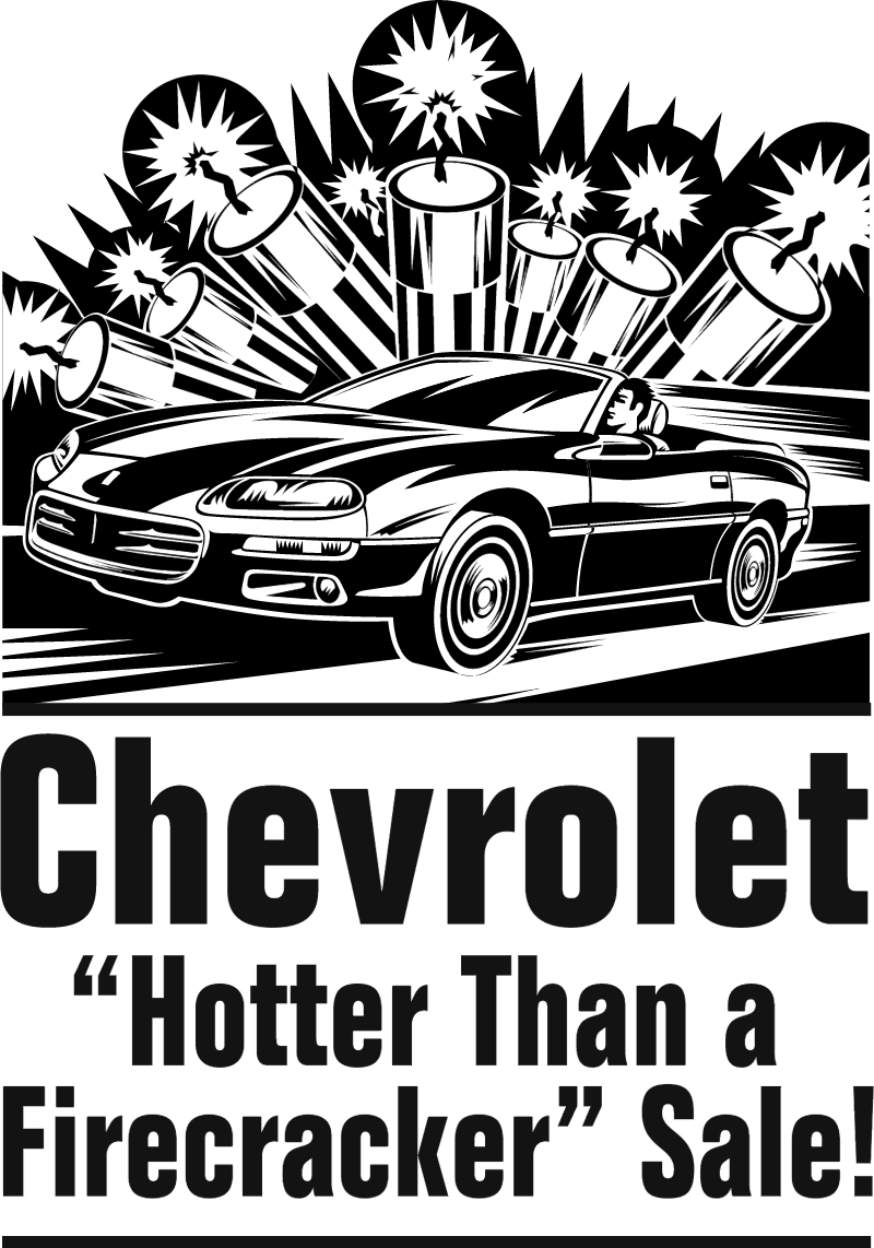 Chevrolet Firecracker Sale vector