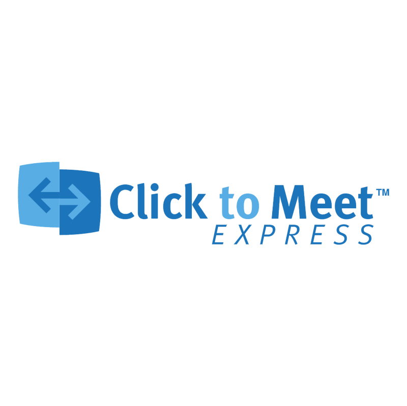 Click to Meet Express vector