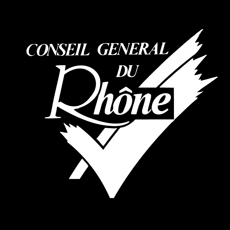 Conseil General du Rhone vector logo