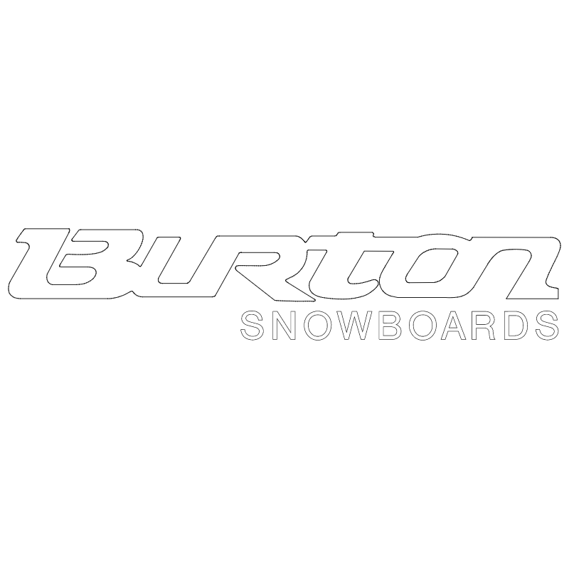 Burton Snowboards 1001 vector