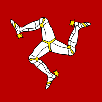 Flag of Isle of Man vector