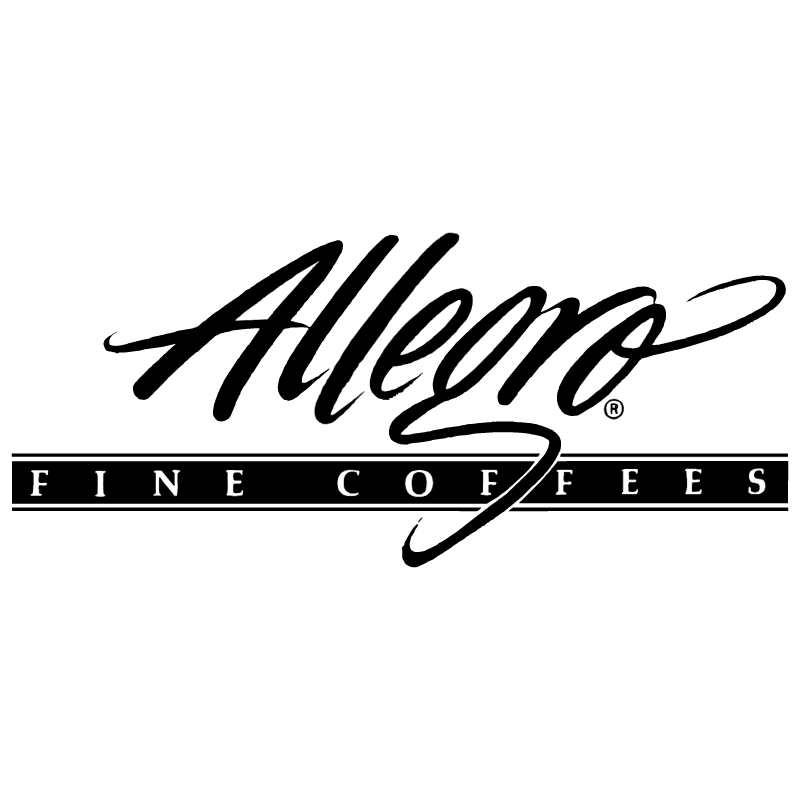 Allegro Fine Coffees vector logo