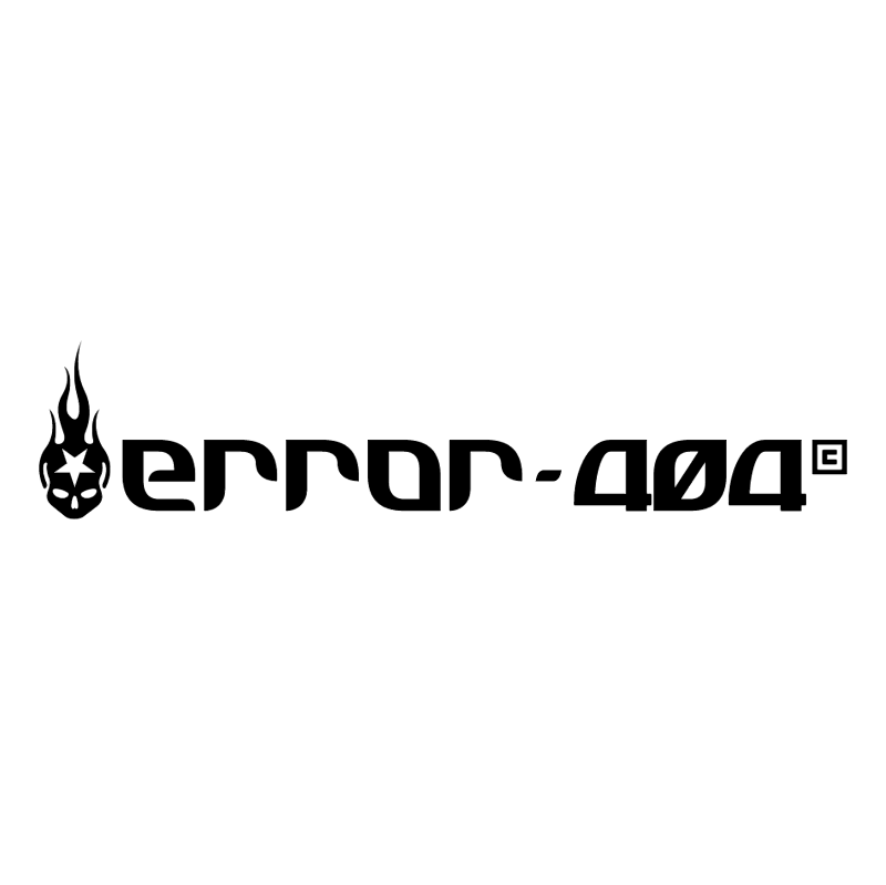 Error 404 vector logo