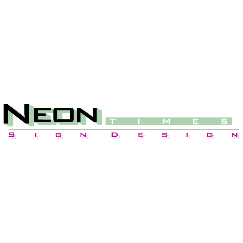 Neon Times vector