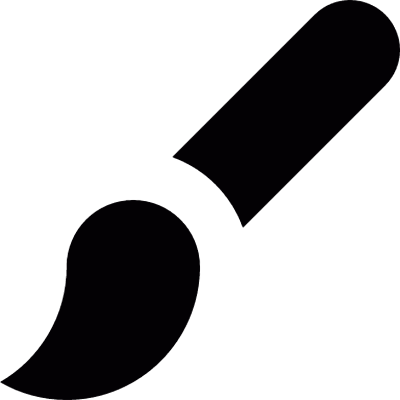 Brush vector logo