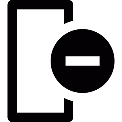 Delete column vector logo