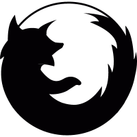 Firefox logotype vector